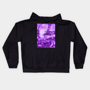 Twinkle Purple Disco Ball Pattern Kids Hoodie